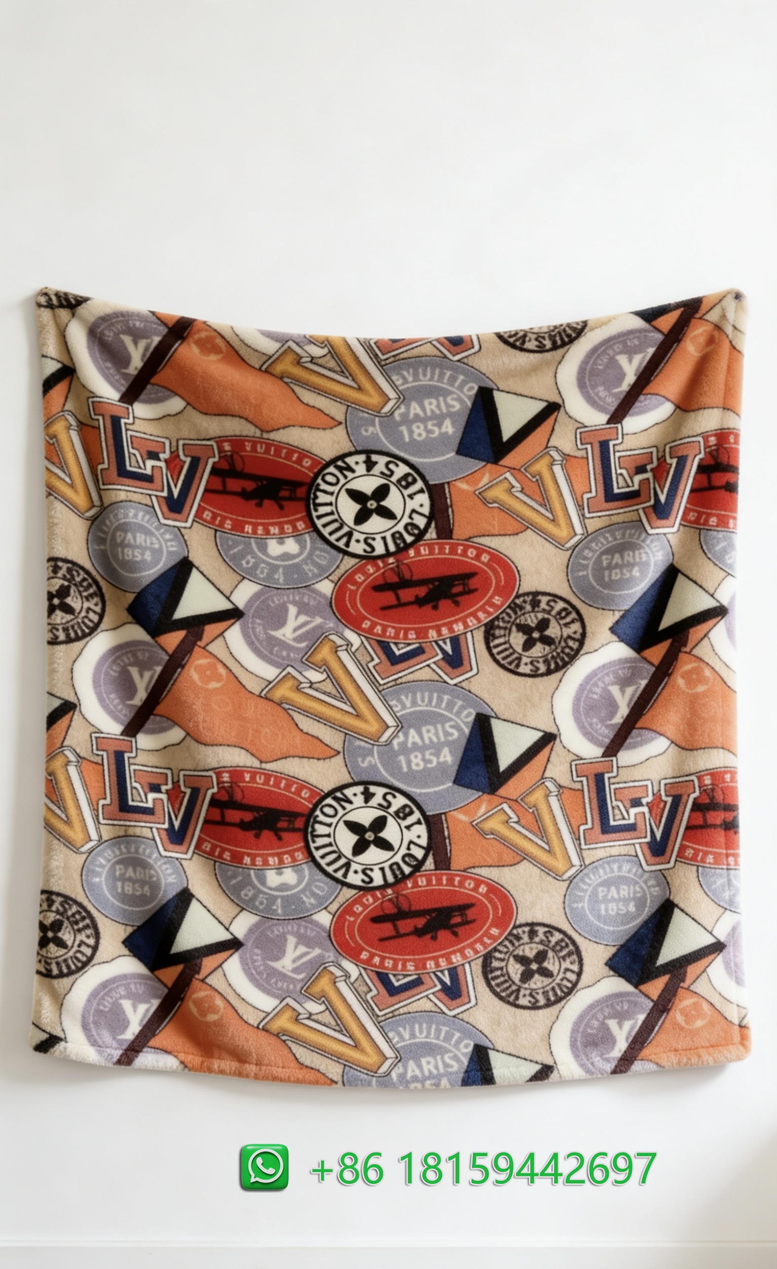 Louis Vuitton Throw Blankets